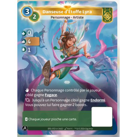 Danseuse d'étoffe Lyra (0-4-1) Unique Muna - Altered TCG