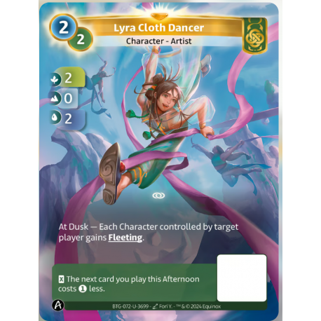 Lyra Cloth Dancer (2-0-2) Unique Muna - Altered TCG