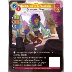 Prestidigitatrice de l'Ouroboros (1-1-2) Carte Unique Lyra - Altered TCG - Edition KS