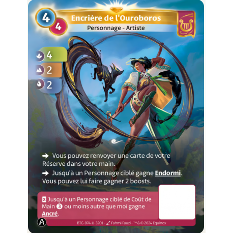 Encrière de L'Ouroboros (4-2-2) Unique Lyra - Altered TCG - Edition KS