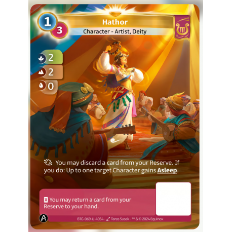 Hathor (2-2-0) Unique Lyra - Altered TCG