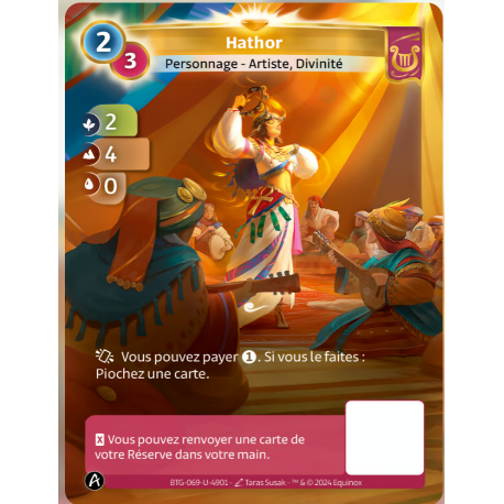 Hathor (2-4-0) Unique Lyra - Altered TCG - Edition KS