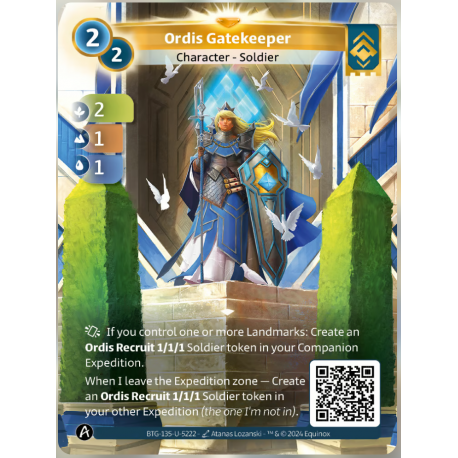 Ordis Gatekeeper (2-1-1) Unique Ordis - Altered TCG - Edition KS