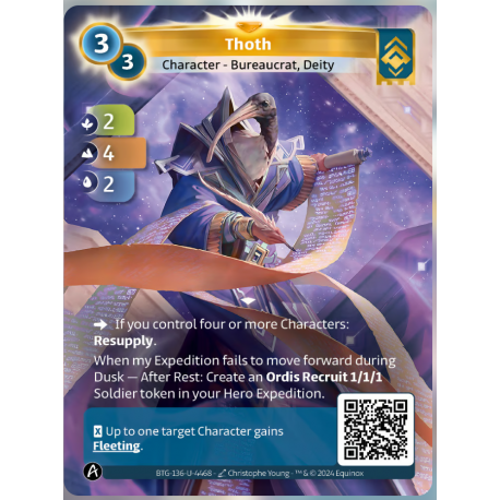 Thoth (1-2-2) Unique Ordis - Altered TCG