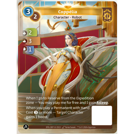 Coppélia (2-3-1) Unique Axiom - Altered TCG