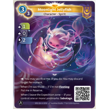 Moonlight Jellyfish (1-0-2) Unique Yzmir - Altered TCG