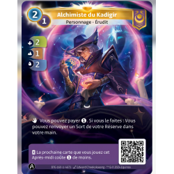 Alchimiste du Kadigir (2-1-2) Carte Unique Yzmir - Altered TCG - Edition KS