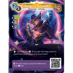 Alchimiste du Kadigir (2-1-2) Carte Unique Yzmir - Altered TCG - Edition KS