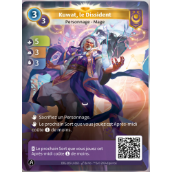 Kuwat, Le Dissident (5-3-3) Carte Unique Yzmir - Altered TCG - Edition KS