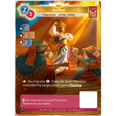 Hathor (0-3-2) Unique Lyra - Altered TCG