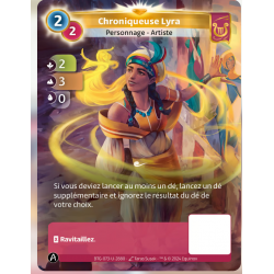 Chroniqueuse Lyra (2-3-0) Carte Unique Lyra - Altered TCG - Edition KS