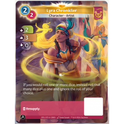 Chroniqueuse Lyra (2-3-0) Carte Unique Lyra - Altered TCG - Edition KS