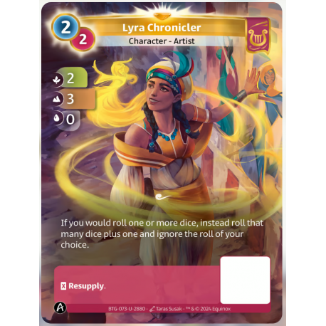 Lyra Chronicler (2-3-0) Unique Lyra - Altered TCG