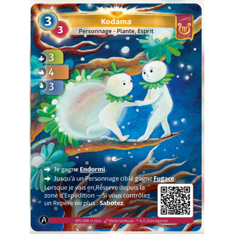 Kodama (3-4-3) Carte Unique Lyra - Altered TCG - Edition KS