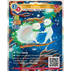 Kodama (3-4-3) Carte Unique Lyra - Altered TCG - Edition KS