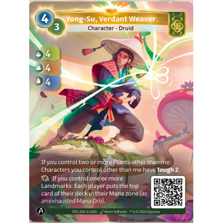 Yong-Su, Verdant Weaver (4-4-4) Carte Unique Muna - Altered TCG