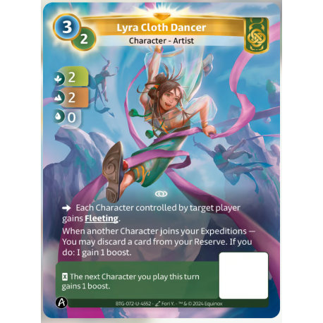 Lyra Cloth Dancer (2-2-0) Unique Muna - Altered TCG