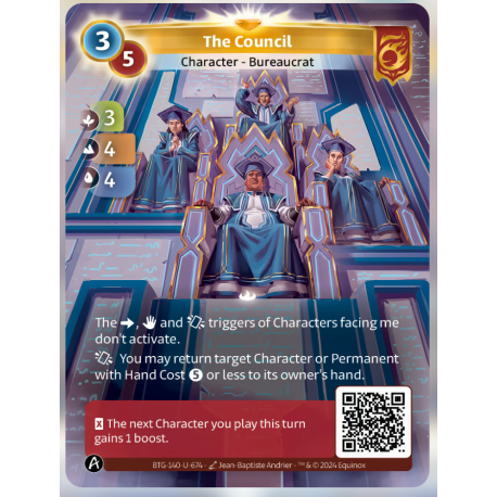 The Council (3-4-4) Unique Bravos - Altered TCG