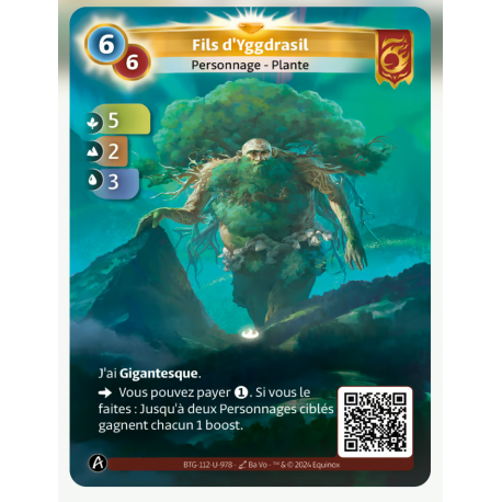 Fils d'Yggdrasil (5-2-3) Unique Bravos - Altered TCG - Edition KS