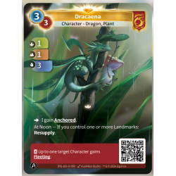 Dracaena (1-1-3) Carte Unique Bravos - Altered TCG - Edition KS