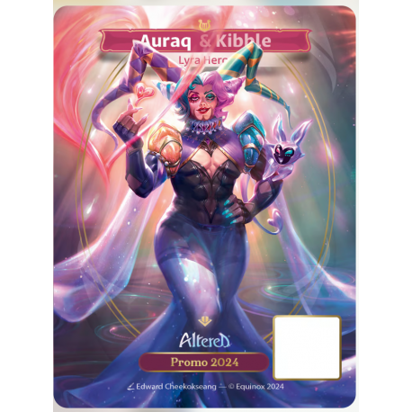 Auraq & Kibble Carte Promo 2024 / Hero Lyra - Altered TCG