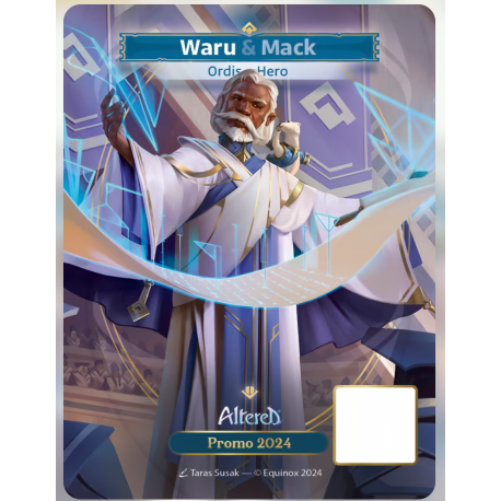 Waru & Mack Carte Promo 2024 / Hero Ordis - Altered TCG - Edition KS