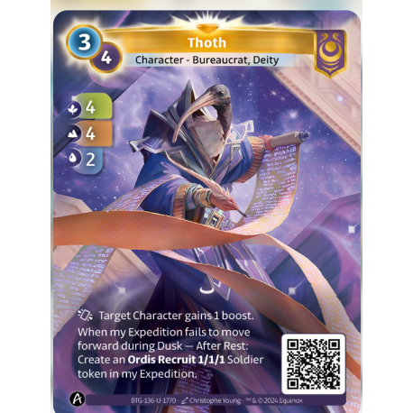 Thoth (4-4-2) Unique Yzmir Altered TCG