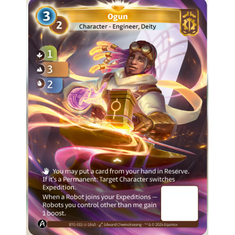 Ogun (1-3-2) Unique Card Axiom - Altered TCG