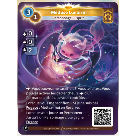 Méduse Lunaire (0-0-2) Unique Axiom - Altered TCG - Edition KS