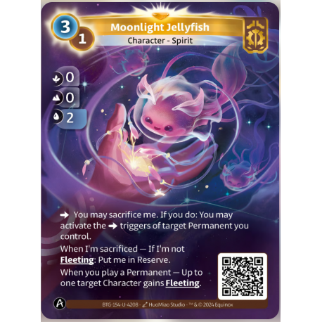 Moonlight Jellyfish (0-0-2) Unique Axiom - Altered TCG