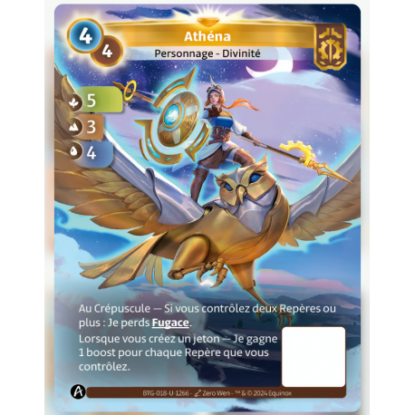 Athena (5-3-4) Unique Axiom - Altered TCG - Edition KS