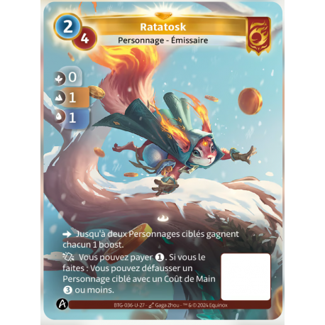 Ratatosk (0-1-1) Carte Unique Bravos - Altered TCG - Edition KS