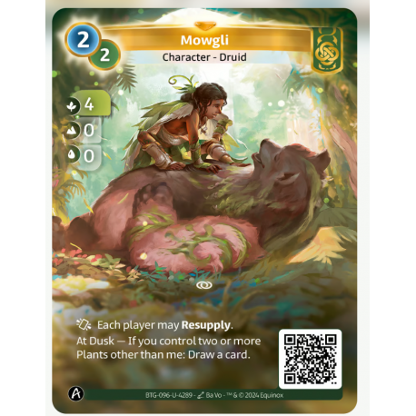 Mowgli (4-0-0) Unique Card Muna - Altered TCG