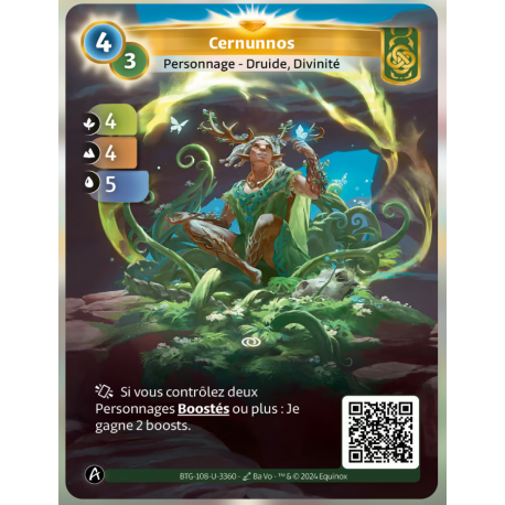 Cernunnos (4-4-5) Carte Unique Muna - Altered TCG - Edition KS