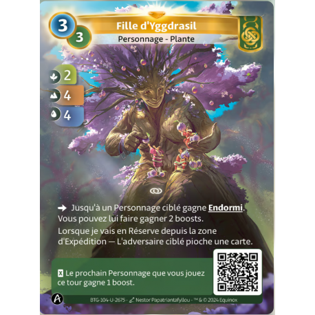 Fille d'Yggdrasil (2-4-4) Carte Unique Muna - Altered TCG - Edition KS