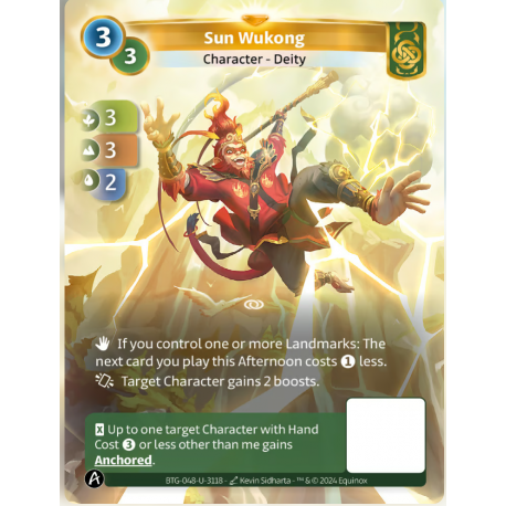 Sun Wukong 3/3 Unique Card Muna - Altered TCG