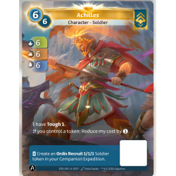 Achille (6-6-6) Carte Unique Ordis - Altered TCG - Edition KS