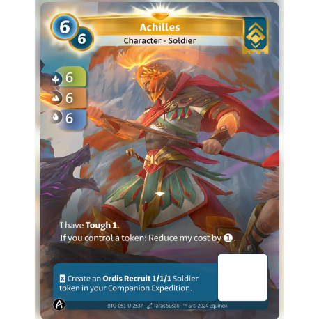 Achille (6-6-6) Unique Ordis - Altered TCG