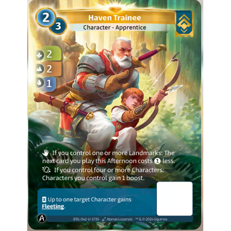 Haven Trainee (2-2-1) Unique Ordis - Altered TCG