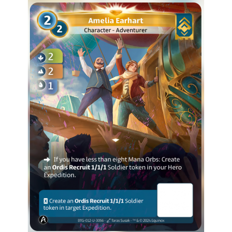 Amelia Earhart (2-2-1) Unique Ordis - Altered TCG