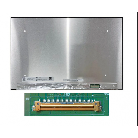 écran de réparatipon pc14.5" Slim WQXGA (2560×1600) LCD 60Hz, eDP 40pin Droite, sans Fixation