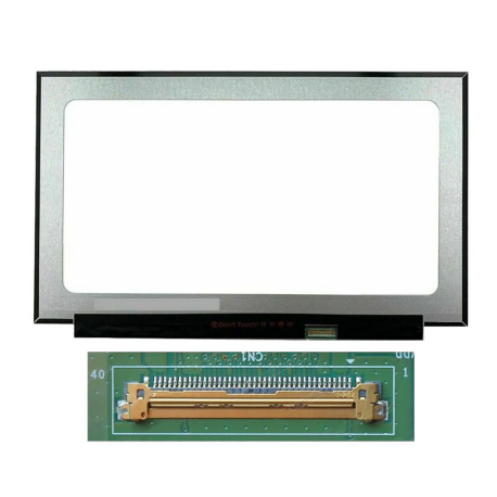 écran pc Portable 15.6" Slim Touch Screen FHD (1920x1080) LCD 60Hz, eDP 40pin Droite, sans Fixation