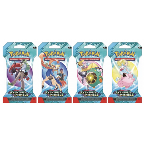 Adventures Ensemble x 4 Boosters Pokémon - ARTSET Blister - EV09
