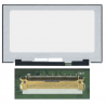 Dalle écran pc Portable 17.3" Slim FHD (LQ173M1JW03 / B173HAN05.1) (1920x1200) IPS 144Hz 40pin Droite 25mm, sans Fixations