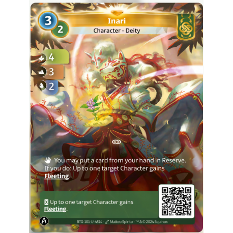 Inari (4-3-2) Unique Muna Card - Altered TCG