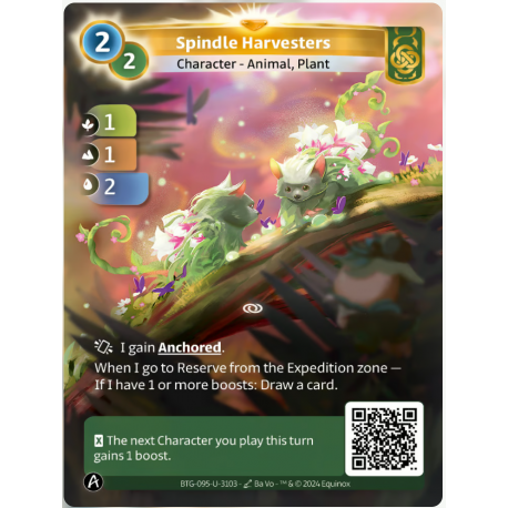Spindle Harvesters (1-1-2) Unique Muna - Altered TCG