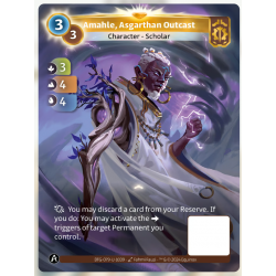 Amahle, Paria Asgarthi (3-4-4) Carte Unique Axiom - Altered TCG - Edition KS