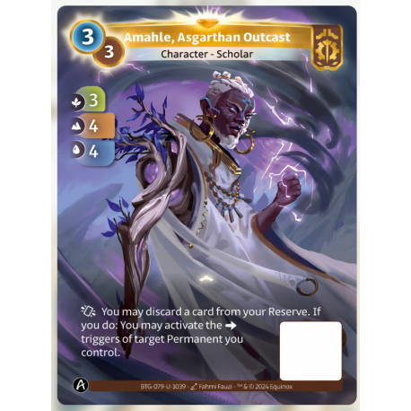 Amahle, Asgarthan Outcast (3-4-4) Unique Card Axiom - Altered TCG