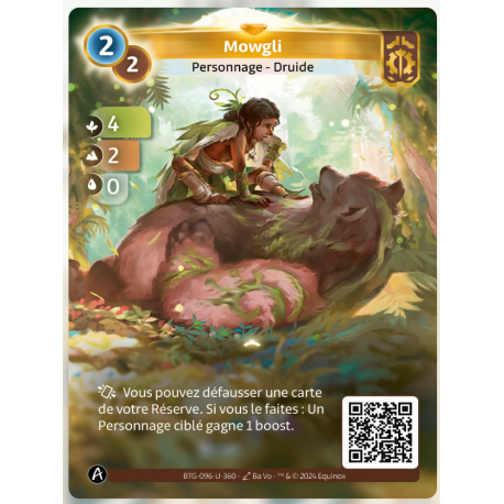 Mowgli (4-2-0) Unique Axiom - Altered TCG - Edition KS