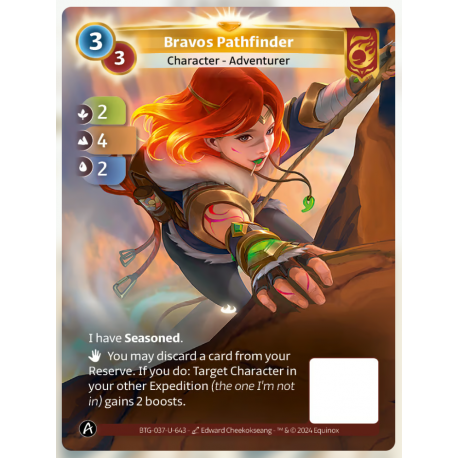 Bravos Pathfinder (2-4-2) Carte Unique Bravos - Altered TCG - Edition KS